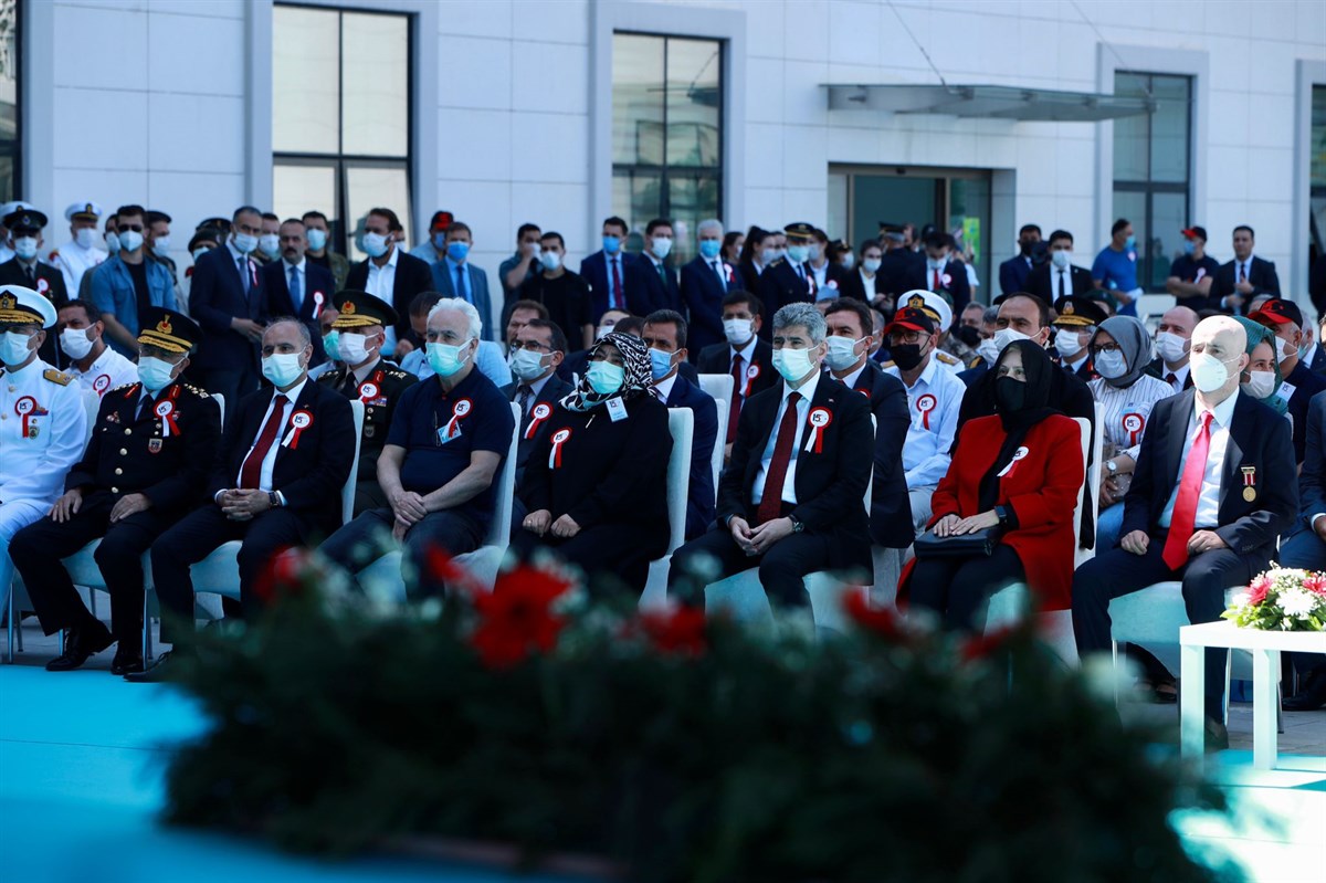 15 Temmuz Şehitlerimiz Ankara’da Düzenlenen Törenle Anıldı